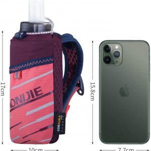 Aonijie Soft Flask Holder With 500Ml Soft Flask Pink