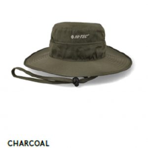 Hi-Tec Rain Forest Widebrim Hat - Charcoal (Size: M)