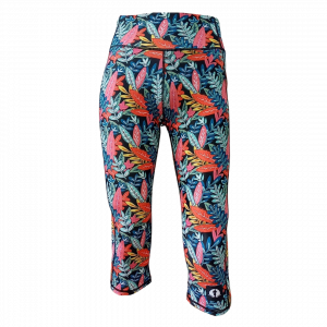 Funky Pants High Waist Funky 3/4 Leggings - Fancy Forest