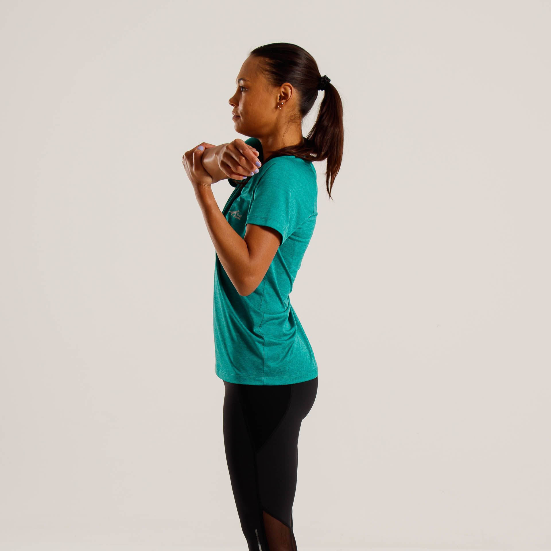 First Ascent Ladies Corefit Running Tee GU High - Image 4
