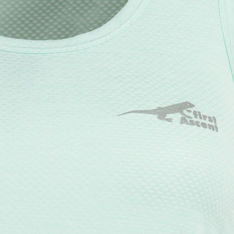 First Ascent Ladies Corefit Running Vest Fair Aqua - Image 4