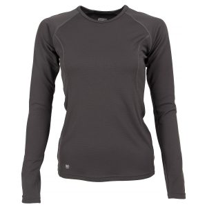 First Ascent Ladies Bamboo Thermal Long Sleeve Baselayer (Performance Grey)
