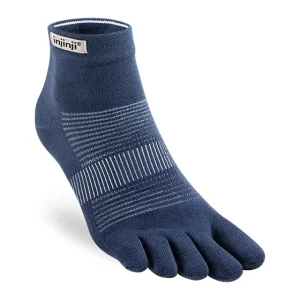 Injinji Run Original Weight Mini-Crew Socks (Navy)