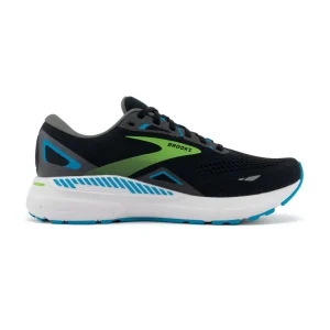 Brooks Adrenaline GTS 23 Men's Wide/ 2E (Black/ Hawaiian Ocean/ Green)