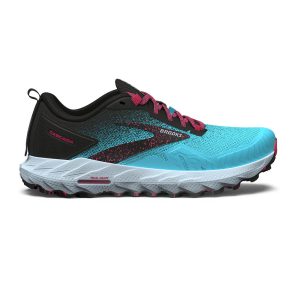 Brooks Cascadia 17 Trail Running Shoes Ladies (Bluefish/Black/Diva Pink)