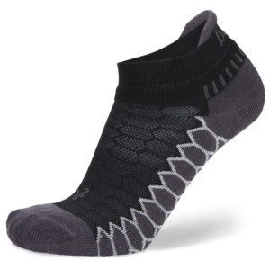 Balega Silver Antimicrobial Noshow Compression Fit Running Socks Black