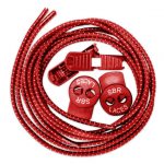 SBR Elastic Lock Shoelaces Red
