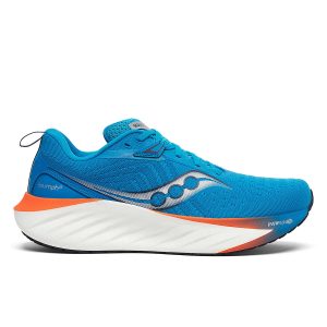 Saucony Triumph 22 Road Running Shoes Men's (Viziblue/Pepper Bleu)