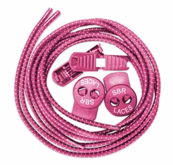 SBR Elastic Lock Shoelaces Pink