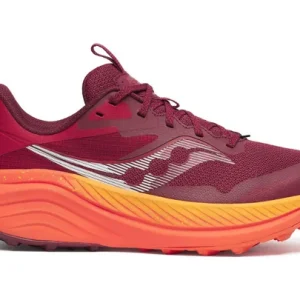 Saucony Xodus Ultra 3 Trail Running Shoes Ladies (Currant/Pepper Rouge)
