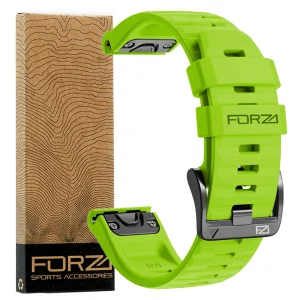 FORZA - ELITE | 22mm EasyFit Watch Strap for Garmin (Lime Green)