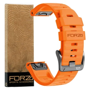 FORZA - ELITE | 22mm EasyFit Watch Strap for Garmin (Orange)