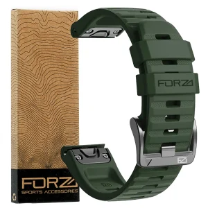 FORZA - ELITE | 26mm EasyFit Watch Strap for Garmin (Army Green)