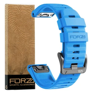 FORZA - ELITE | 26mm EasyFit Watch Strap for Garmin (Sky Blue)