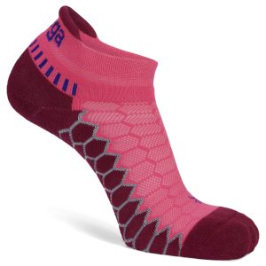 Silver Antimicrobial No Show Compression Fit Running Socks Watermelon