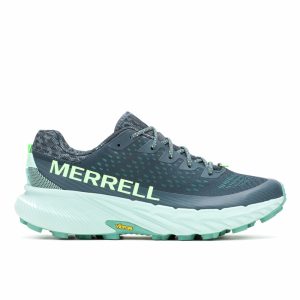 Merrell Agility Peak 5 Trail Running Shoes Men's (Black/Tangerine)