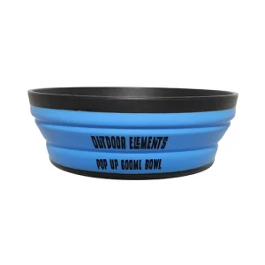 Outdoor Elements Pop Up Bowl Blue