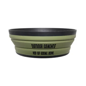Outdoor Elements Pop Up Bowl Olive