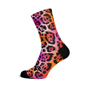 SOX Electric Leopard Pink Socks