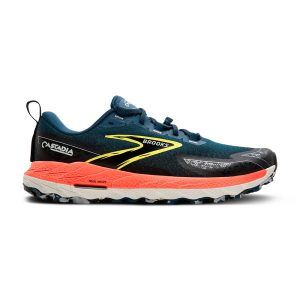 Brooks Cascadia 18 Trail Running Shoes Men's (Legion Blue/Black/Flame)