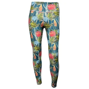 Funky Pants High Waist Funky 3/4 Leggings - Wild Flower