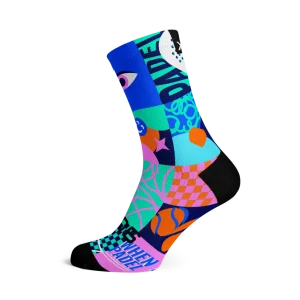 SOX Blocks Pink Padel Socks