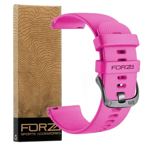 FORZA Elite 22mm Quick Release Classic Watch Strap for Garmin (Pink)