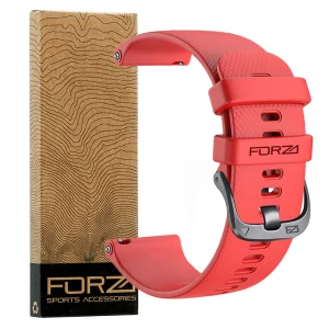 FORZA - ELITE | 18mm Quick Release Watch Strap for Garmin (Red)