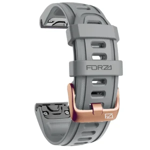 FORZA - ELITE | 20mm EasyFit Watch Strap for Garmin (Crayon Rose Gold Buckle)