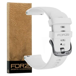 FORZA Elite 22mm Quick Release Classic Watch Strap for Garmin (White)