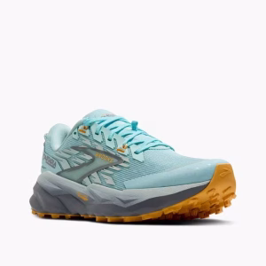Brooks Cascadia 19 Trail Running Shoes Ladies (Clearwater/Primer Grey/Apricot)