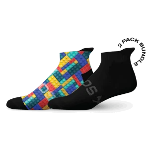Sox Blocks Tab Combo Socks