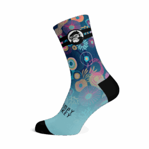 Grumpy Monkey Coral Choir socks