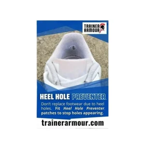 Trainer Armour Heel Hole Preventer White- 1 Pair