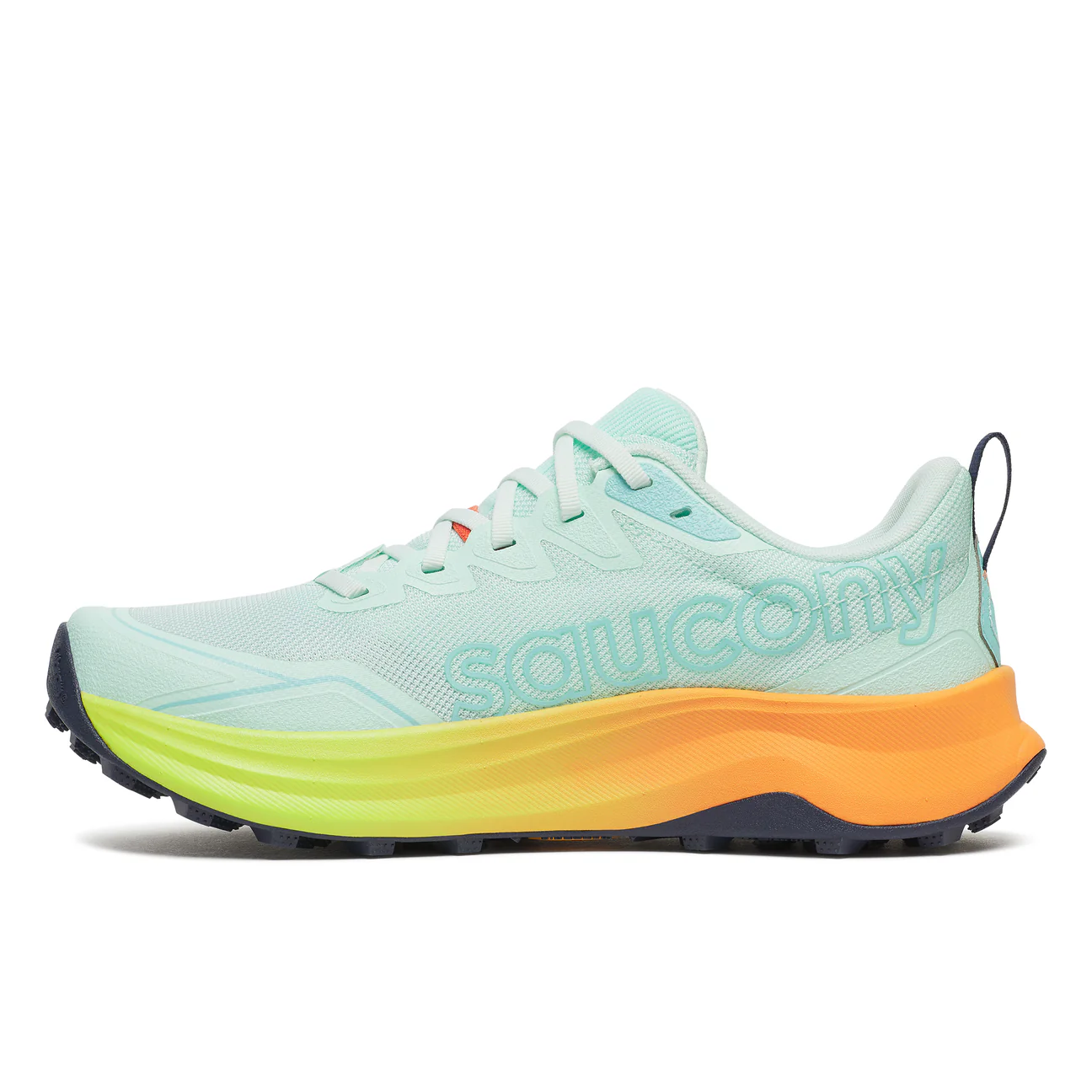 Saucony Peregrine 16 Ladies (Aqua/Citron Piscine) - Image 5