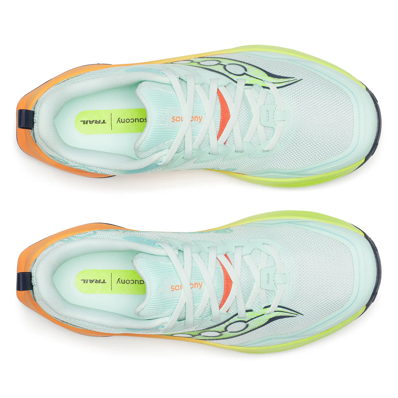 Saucony Peregrine 16 Ladies (Aqua/Citron Piscine) - Image 3