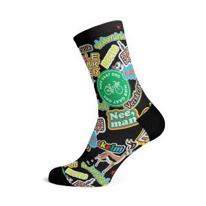 SOX Hectic Heritage x HeyVanDerMerwe Crew Socks