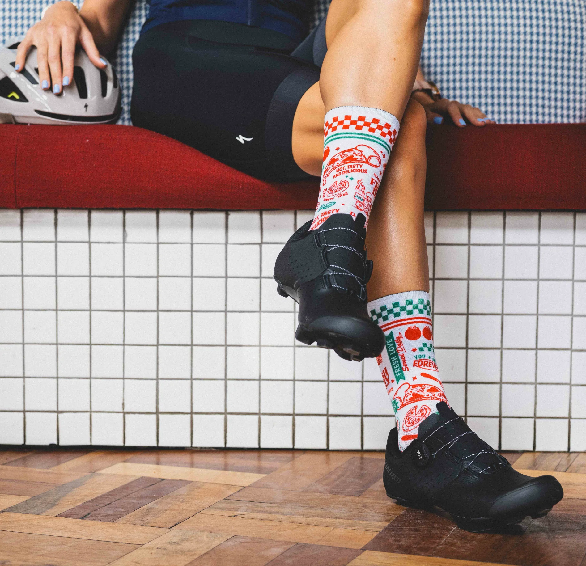 SOX Pizza My Heart Casual Crew Socks - Image 4