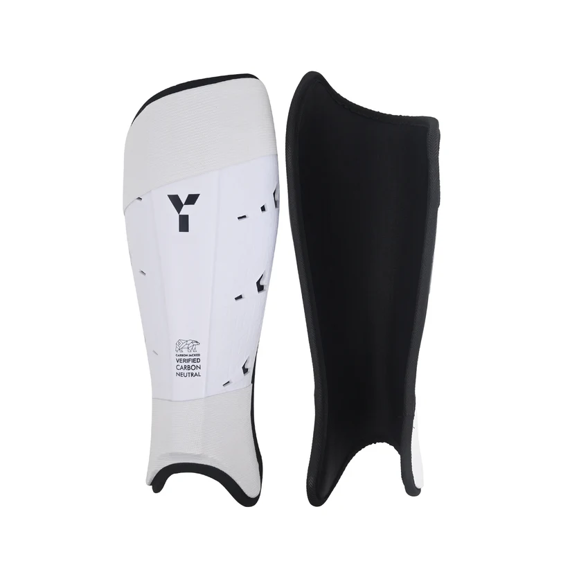 Y1 S2 Shin Pads - White - Image 2