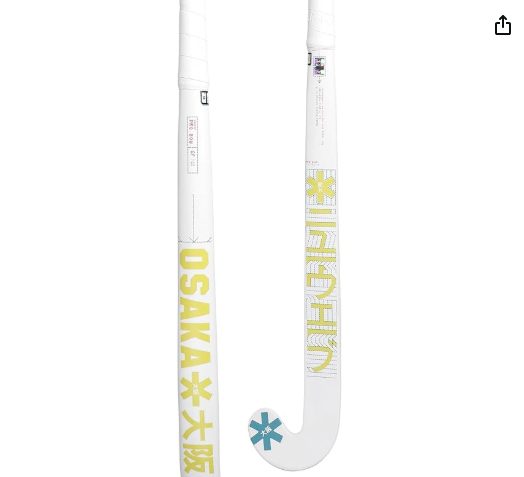 Osaka Junior Indoor Pro Bow GF Shadow Lime Hockey Stick 35 inch