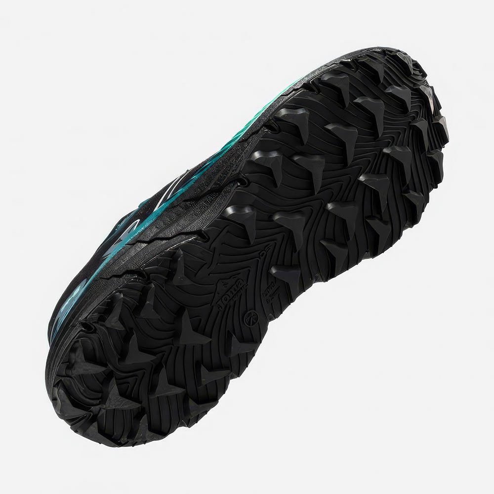 Joma Trail Running Shoes Ladies Tr-5 2601 Black Green Turquoise - Image 4