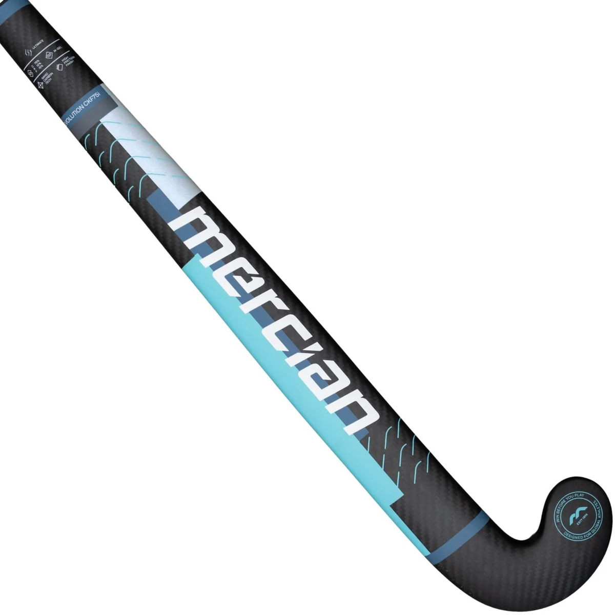 Mercian CKF75i Low Indoor Stick Black Carbon-Aqua) (Size: 37.5)