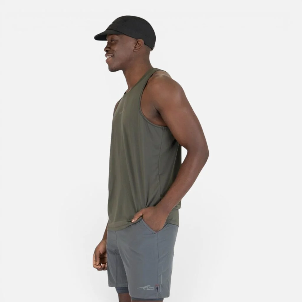 First Ascent Men's Base Vest (Olive) - Image 3