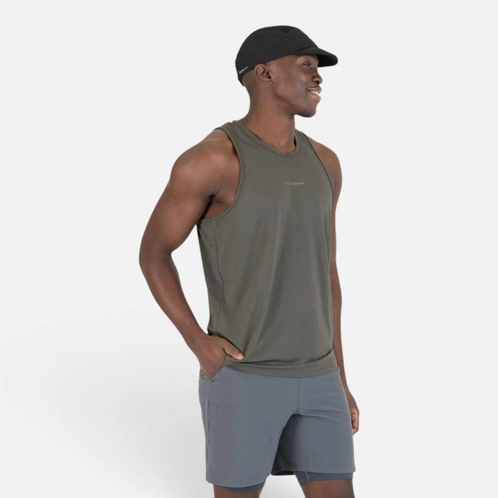 First Ascent Men's Base Vest (Olive) - Image 4