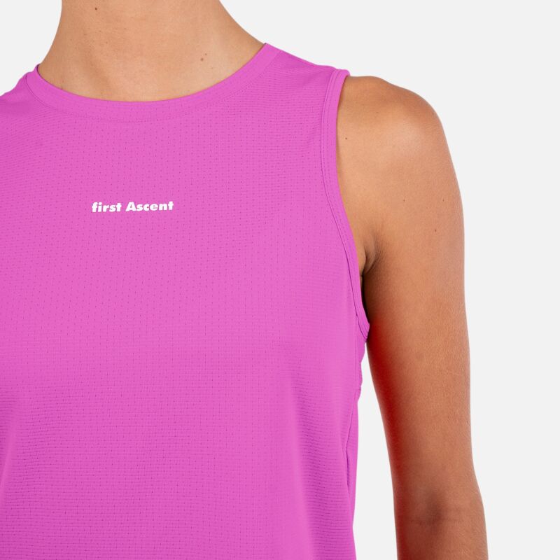 First Ascent Ladies Base Vest (Electric Pink) - Image 7