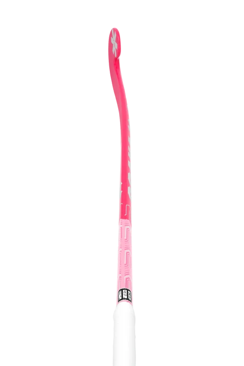 Osaka Pro Bow GF Indoor Hockey Stick - Hot Pink (Size: 37.5) - Image 5
