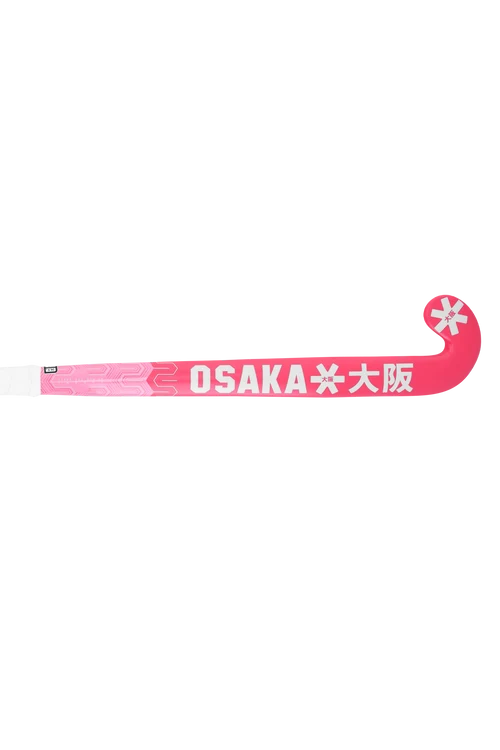 Osaka Pro Bow GF Indoor Hockey Stick - Hot Pink (Size: 37.5) - Image 4
