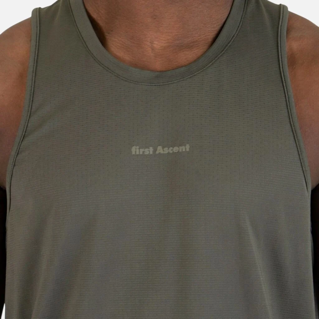 First Ascent Men's Base Vest (Olive) - Image 6
