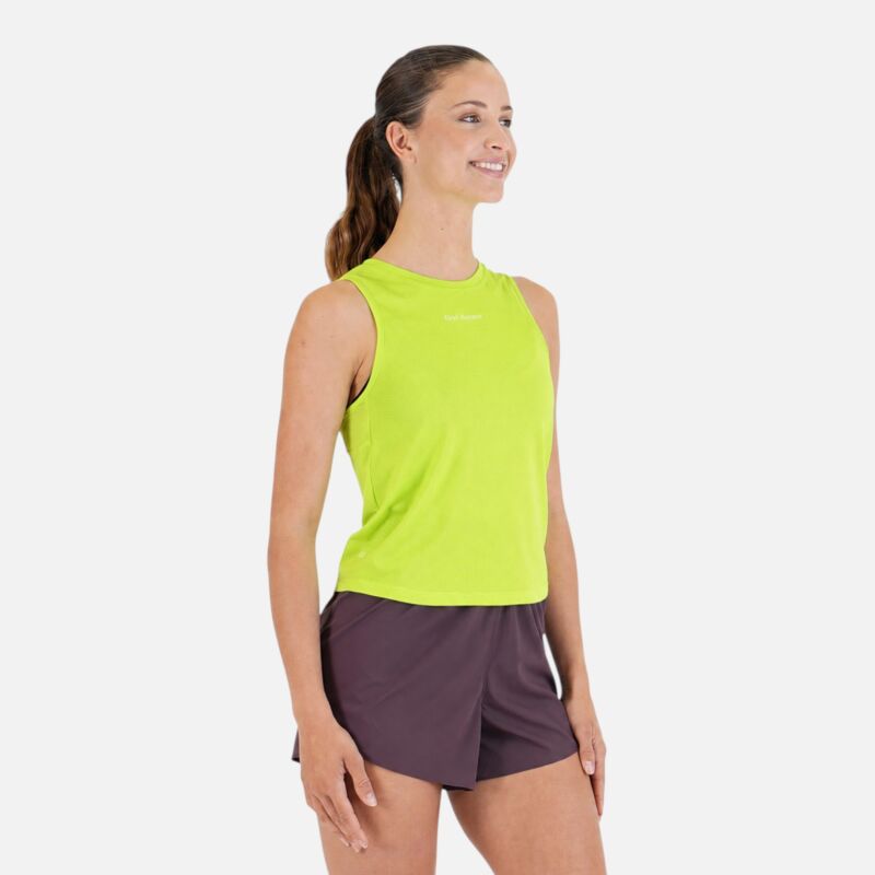 First Ascent Ladies Base Vest (Hyper Lime) - Image 2